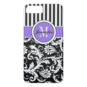 Coque iPhone 8 Plus/7 Plus la damassé de l'affaire de l'iPhone 7 barre l