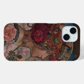 Coques Case-Mate iPhone La Dame des roses (Verso (horizontal))