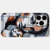 Coques Case-Mate iPhone La dame du chat Graffiti (Verso (horizontal))