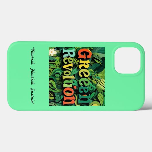 Coques Case-Mate iPhone "La déclaration audacieuse de la nature" (Verso (horizontal))