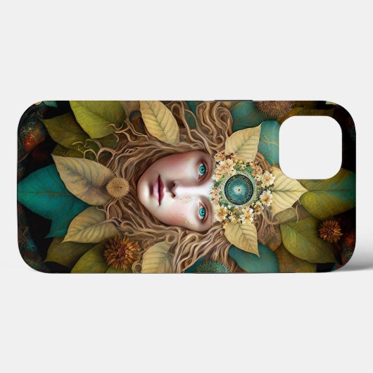 Coques Case-Mate iPhone La déesse de la nature Mandala (Verso (horizontal))