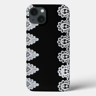 Etui iPhone Case-Mate La dentelle blanche forme une frontière sensible