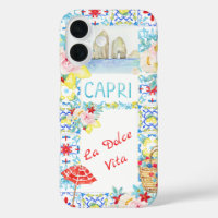 La Dolce Vita Capri Carreaux Bleus Italien