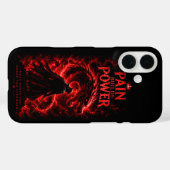 Coques Case-Mate iPhone La douleur forge la puissance (Verso (horizontal))