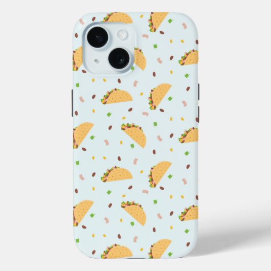 Coques Case-Mate iPhone La faim du Motif de Tacos (Verso)