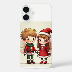 La fée de Noël d'une paire iPhone 16 Coques