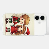 Coques Case-Mate iPhone La fée de Noël d'une paire iPhone 16 Coques (Verso (horizontal))