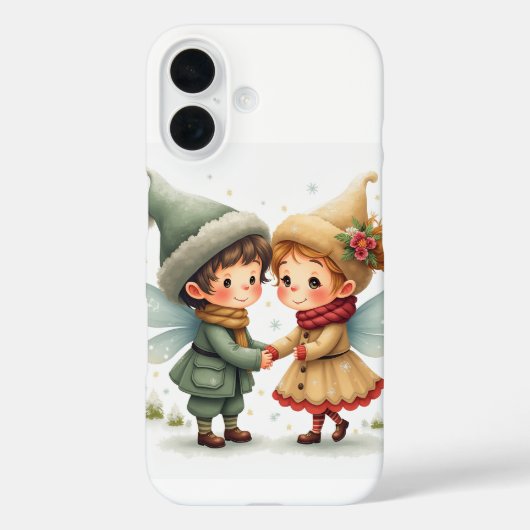 Coques Case-Mate iPhone La fée d'hiver d'une paire iPhone 16 Coques (Verso)