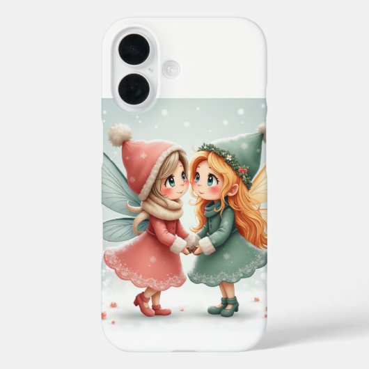 Coques Case-Mate iPhone La fée d'hiver d'une paire iPhone 16 Coques (Verso)