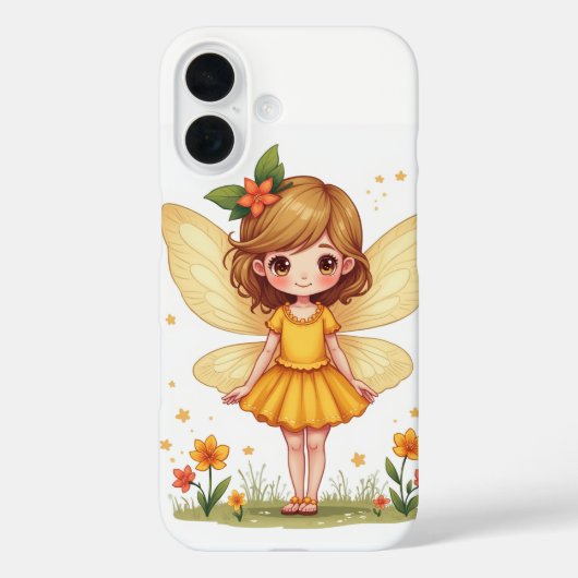 Coques Case-Mate iPhone La fée fleur iPhone 16 Coques (Verso)