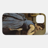 Coques Case-Mate iPhone La femme dans le bleu, 1874 (Verso (horizontal))