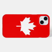 Coques Case-Mate iPhone La Feuille d'érable du Canada 1867 Anniversaire 15 (Verso (horizontal))