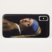 Coques Case-Mate iPhone La fille de Johannes Vermeer avec un iPhone d'orei (Dos (Horizontal))