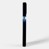 Coques Case-Mate iPhone La fine ligne de l'atmosphère terrestre et une lun (Verso / Droite)