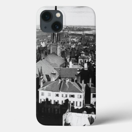 Coques Case-Mate iPhone La flèche ornementée d'une église à Boston (Verso)