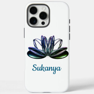 Coques iPhone 16 Pro Max La fleur de lotus personnalisée