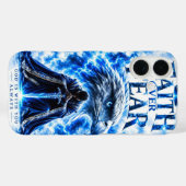 Coques Case-Mate iPhone La foi sur la peur (Verso (horizontal))