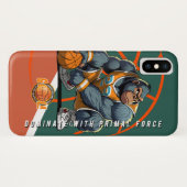 Coques Case-Mate iPhone La force primordiale du Basketball (Dos (Horizontal))