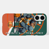 Coques Case-Mate iPhone La force primordiale du Basketball (Verso (horizontal))