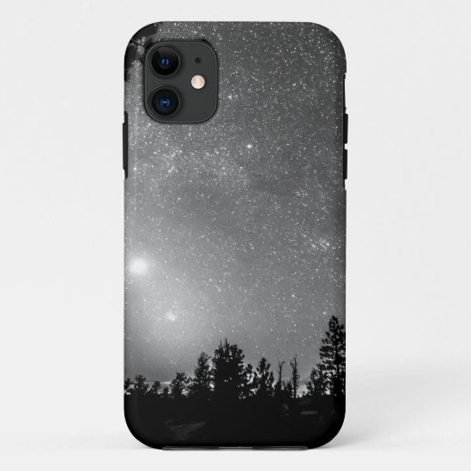 Coques Case-Mate iPhone La forêt silhouette l'astronomie de constellation (Dos)