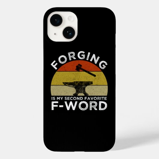 Coques Case-Mate iPhone La Forge Est Mon Deuxième F-Word Préféré (Verso)