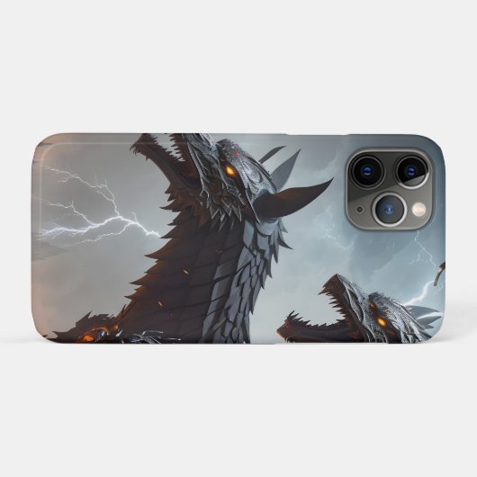 Coques Case-Mate iPhone La foudre Cyborg Wolves (Dos (Horizontal))