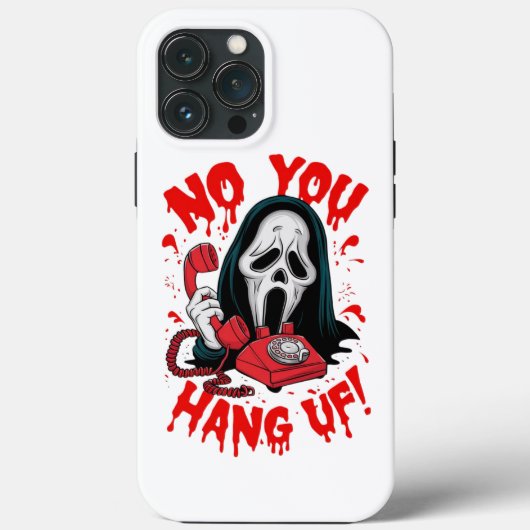 Coques Case-Mate iPhone la franchise _Scream_ détenant un redphone (Verso)