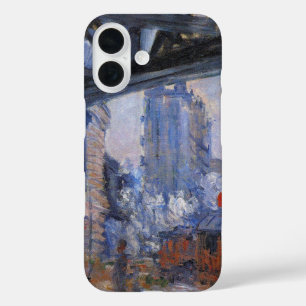Coques iPhone 16 La gare Saint-Lazare par Claude Monet