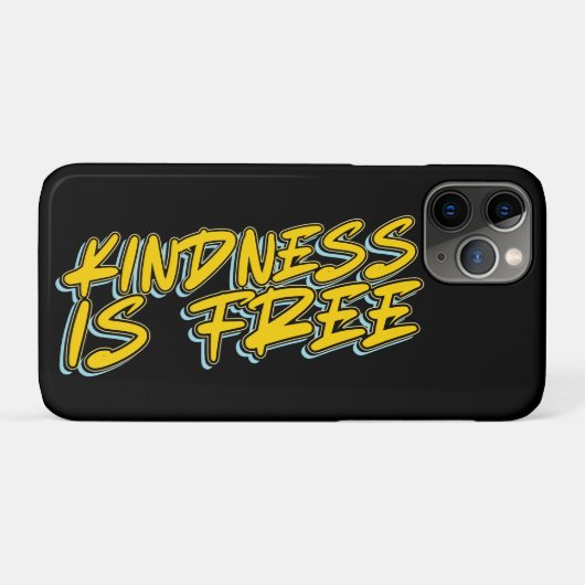 COQUES Case-Mate iPhone LA GENTILLESSE EST GRATUITE (Dos (Horizontal))