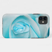 Coques Case-Mate iPhone La glace de turquoise s'est levée (Dos (Horizontal))