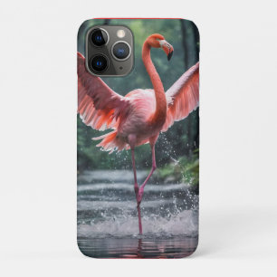 Case-Mate iPhone Case La grâce en vol : Le Flamant rose rose
