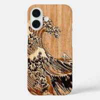 La Grande Vague Hokusai Bois de Bambou Design