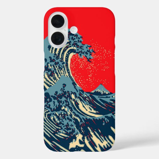 Coques Case-Mate iPhone La Grande vague Hokusai dans le style art de l'esp (Verso)
