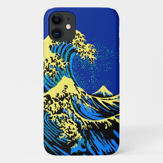Coques Case-Mate iPhone La grande vague Hokusai en style pop art (Dos)