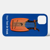 Coques Case-Mate iPhone La Harpe du roi David (Verso (horizontal))