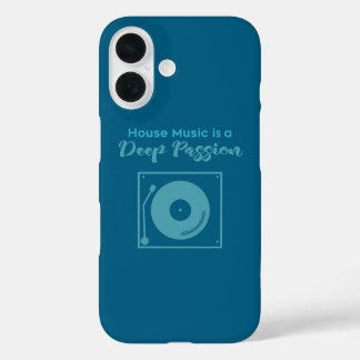 Coques iPhone 16 La house music est une passion profonde
