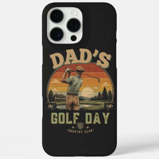 Coques Case-Mate iPhone La journée de golf de papa (Verso)