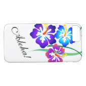 Coques Case-Mate iPhone La ketmie hawaïenne fleurit Aloha (Dos (Horizontal))