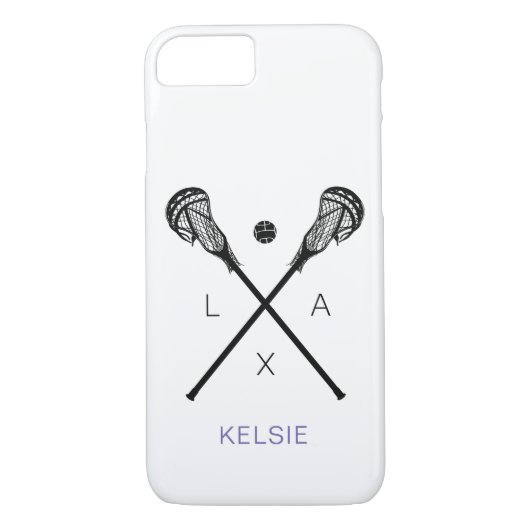 Coques Case-Mate iPhone La lacrosse des femmes colle LAX (Dos)