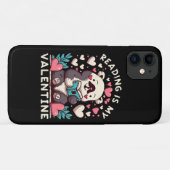 Coques Case-Mate iPhone La lecture est ma Saint-Valentin (Dos (Horizontal))