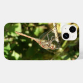 Coques Case-Mate iPhone La libellule sur une branche (Verso (horizontal))