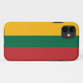 Coques Case-Mate iPhone La Lithuanie - drapeau lithuanien (Dos (Horizontal))