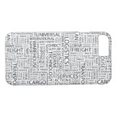 Coques Case-Mate iPhone La LOGISTIQUE modèle avec des mots (Dos (Horizontal))