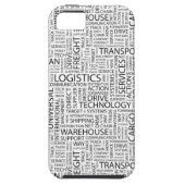 Coques Case-Mate iPhone La LOGISTIQUE modèle avec des mots (Dos)