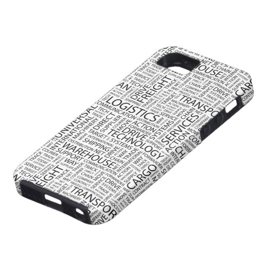 Coques Case-Mate iPhone La LOGISTIQUE modèle avec des mots (Bas)