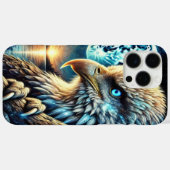 Coques Case-Mate iPhone La Lune Bleue illumine la montre silencieuse de l' (Verso (horizontal))