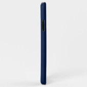 Coques Case-Mate iPhone La luxueuse Gold Fleur de Lis Navy (Dos/Droite)