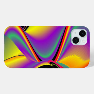 Coque iPhone 15 Mini La Magie des Couleurs Abstrait 3D Rainbowart