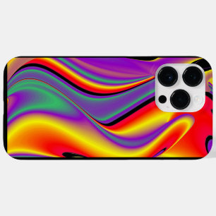 Coque Pour Pour iPhone 14 Pro Max La Magie des Couleurs Abstrait 3D Rainbowart