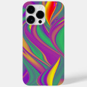 Coques Case-Mate iPhone La magie des couleurs Abstrait Rainbowart 3D (Verso)